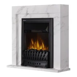 Портал Firelight Simple Classic белый мрамор