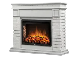 Портал Firelight Bricks 30 камень белый, белая эмаль